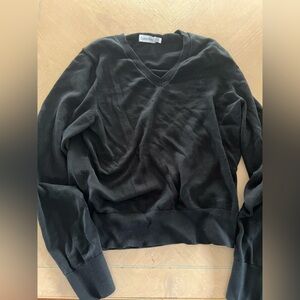 Calvin Klein Black V-Neck Pullover Sweater